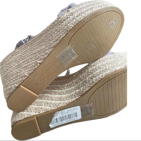 Deltan EVERLY Espadrille Wedges / Color Lilac Snake - Picture 11 of 11